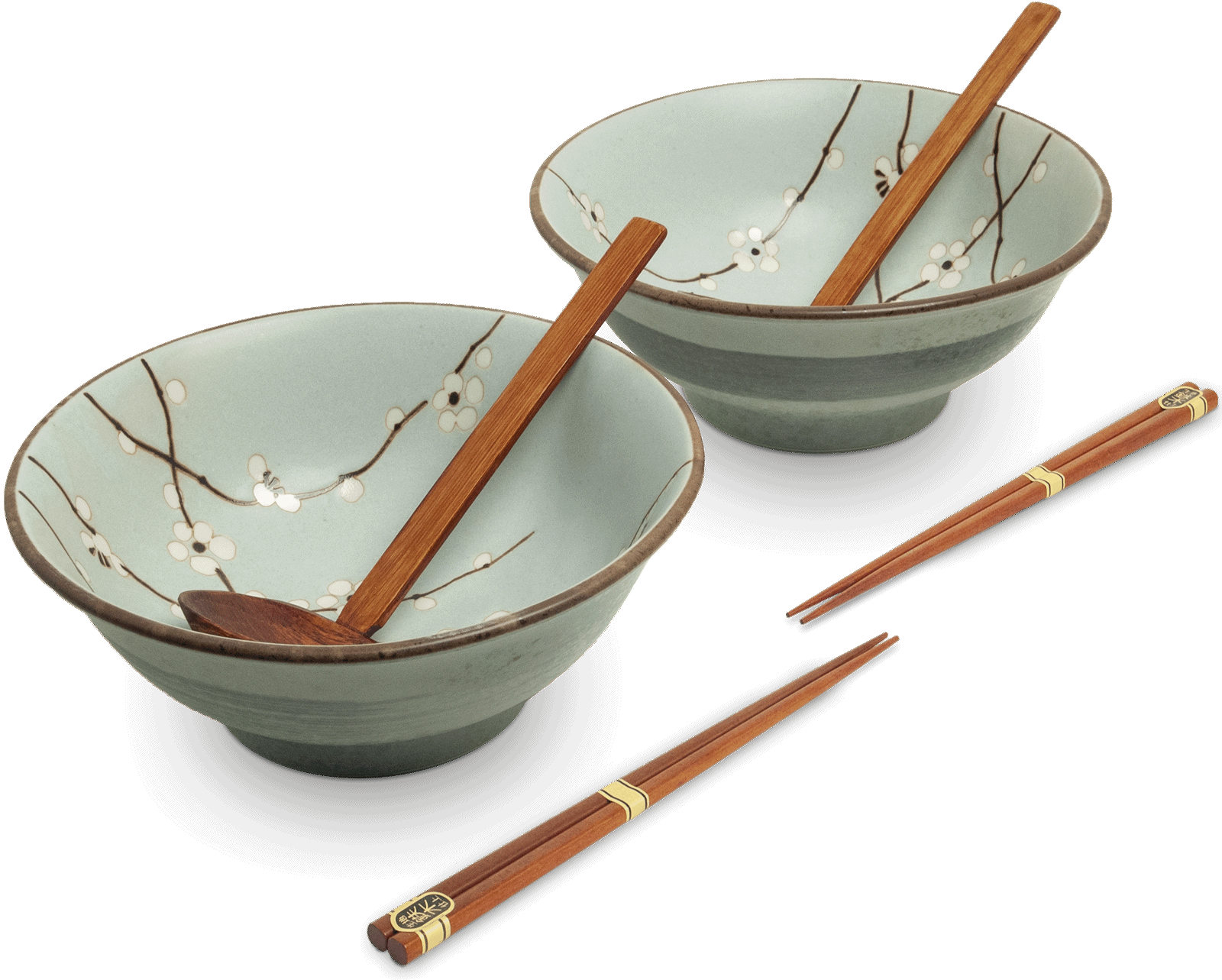 Ramen Skålset Hana Körsbärsblommor  (2-pack) Ø22 cm | H9 cm