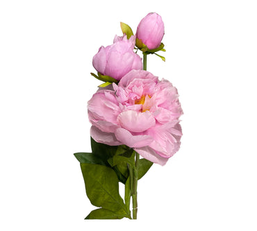 konstgjord pioner rosa i kvist 1pack