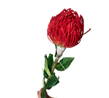 konstgjord Protea röd