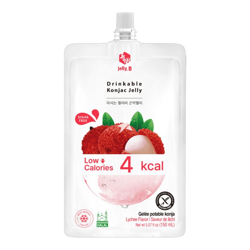 Konjac jelly Lichi Drink 150ml, Jelly.B