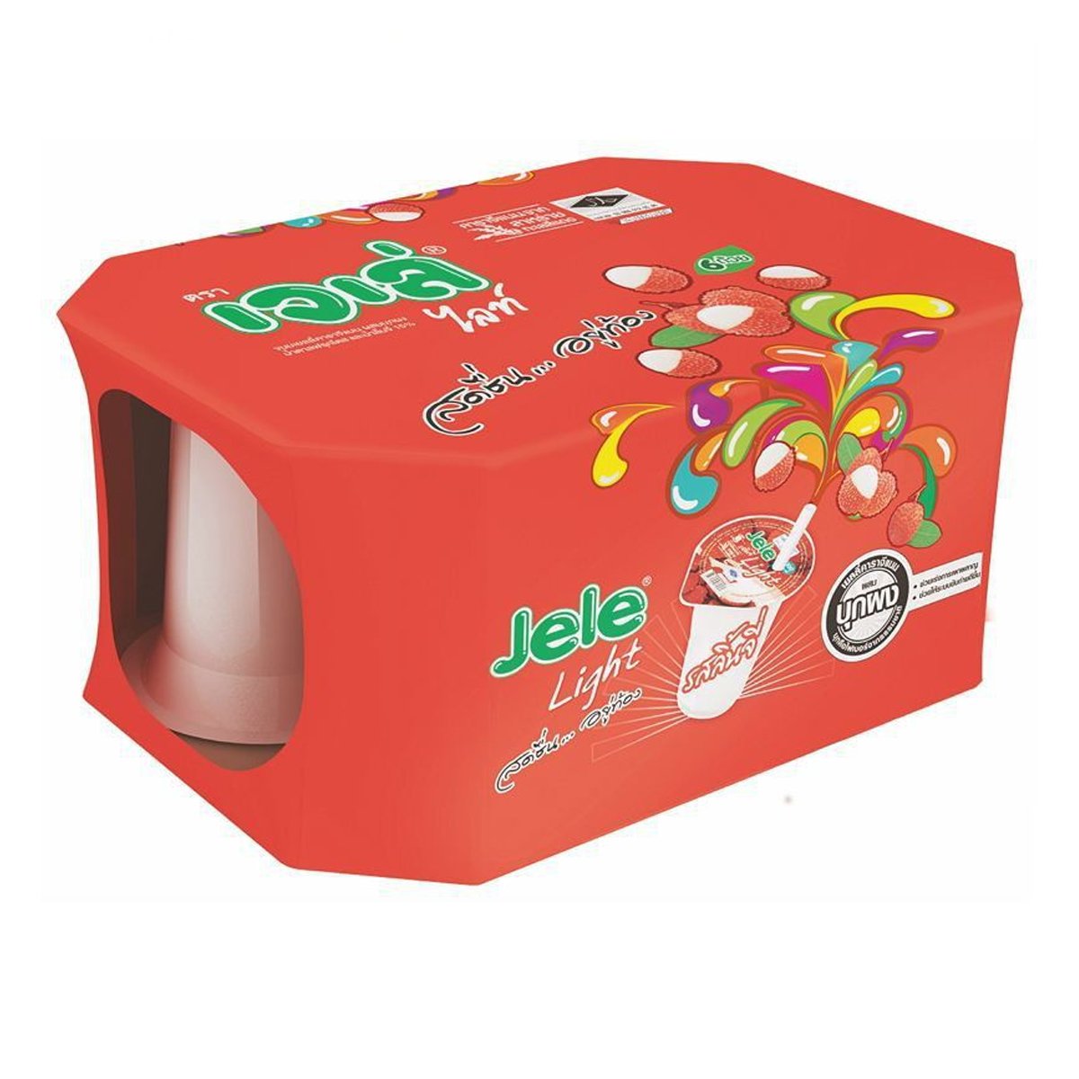 Jelly fresshy litchi 6-pack 750g
