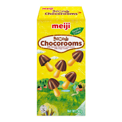 Chockladtoppade svampar 40g, Meiji