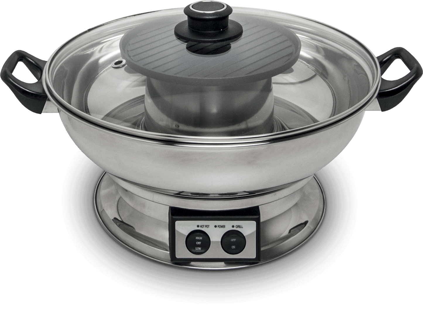 Remo Elektrisk Hotpot Gryta med Grill Platta