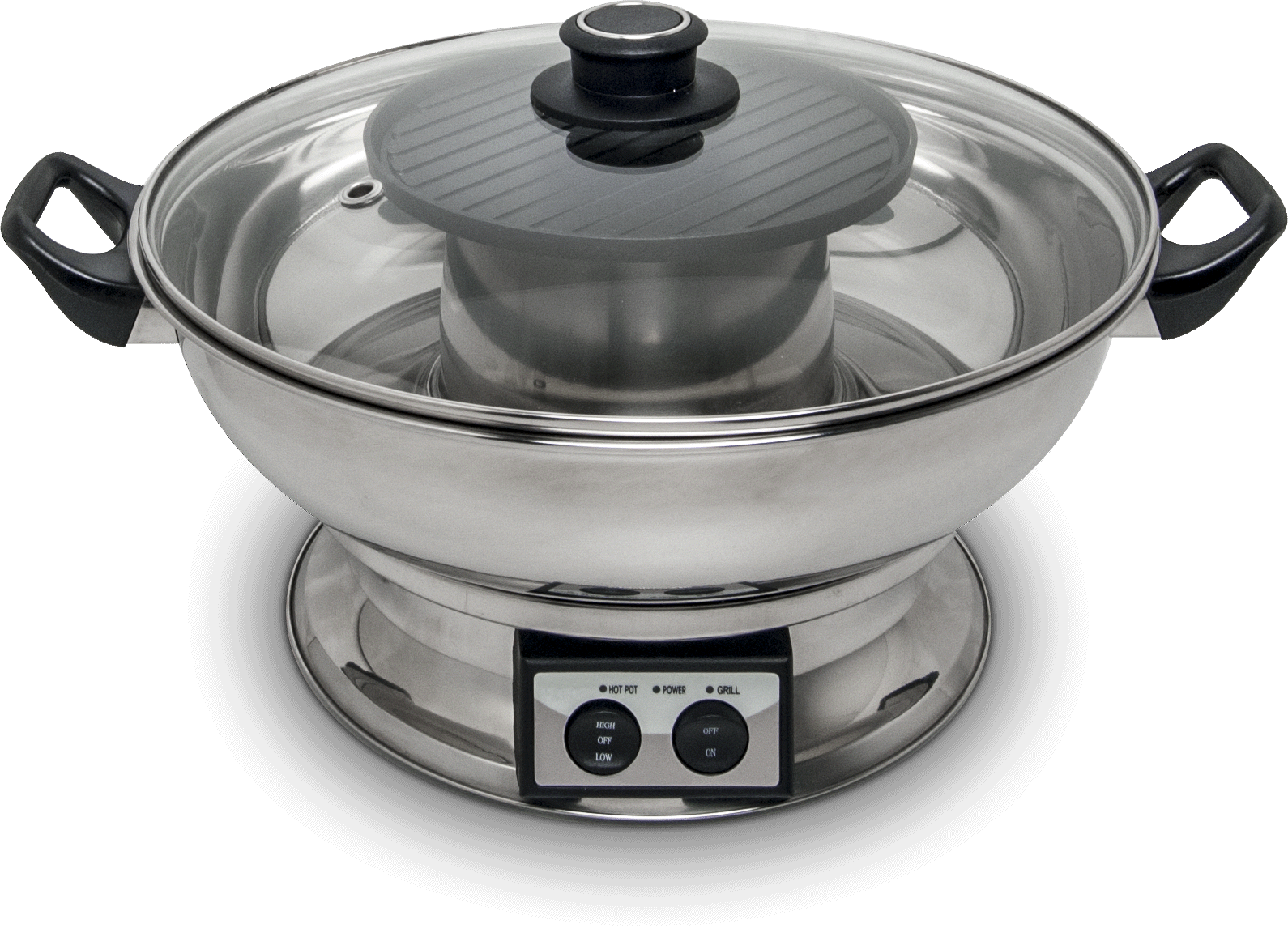 Remo Elektrisk Hotpot Gryta med Grill Platta