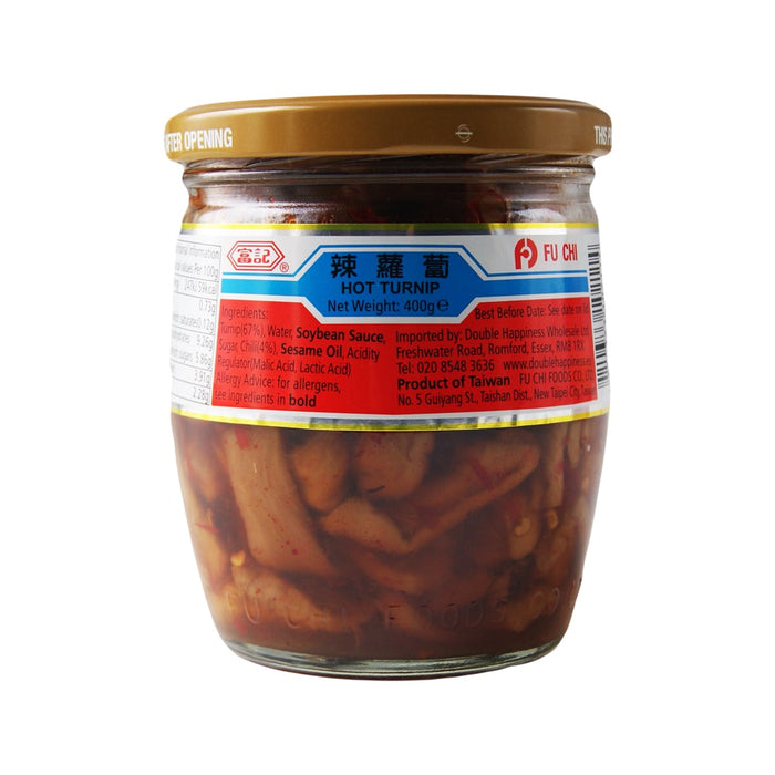 Inlagda kinesiska daikon 400g, Fu Chi