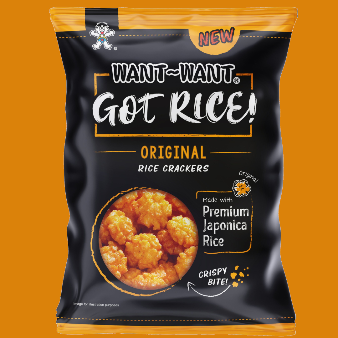 Honey Mustard Rice Crackers 85g, Want Want