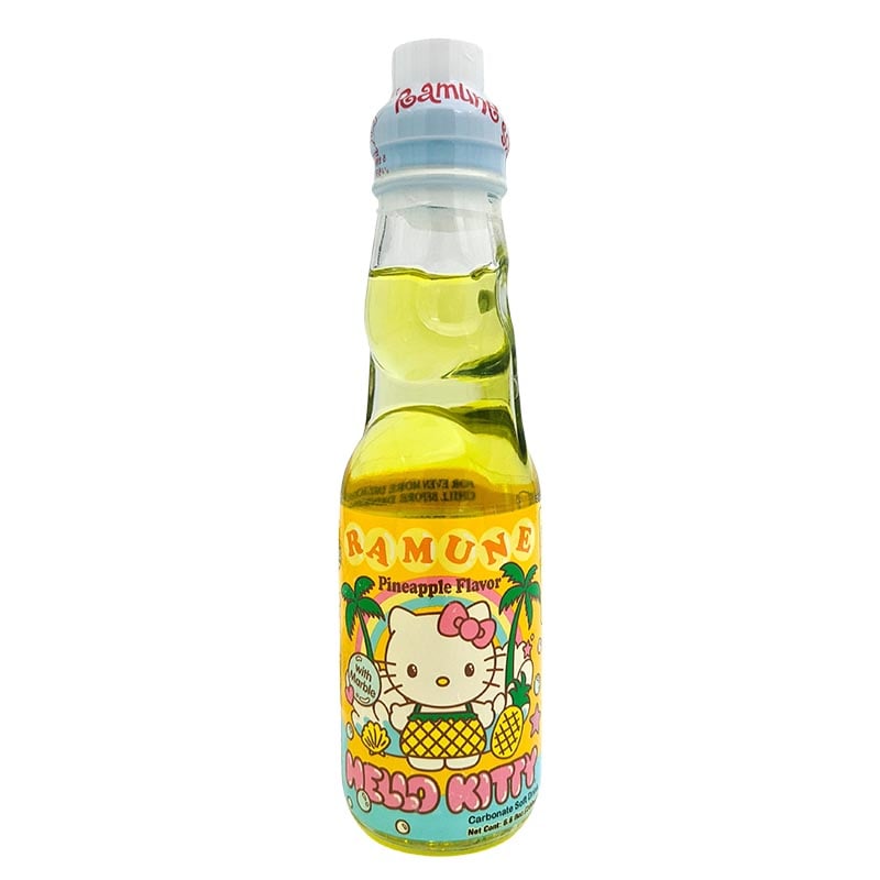 Hello Kitty Ramune Annans kolsyrad läsk, 200ml