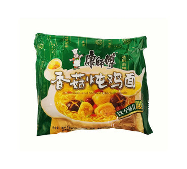 Snabbnudlar med Svamp & Kyckling smak (5pack) 705g, Kang Shi Fu