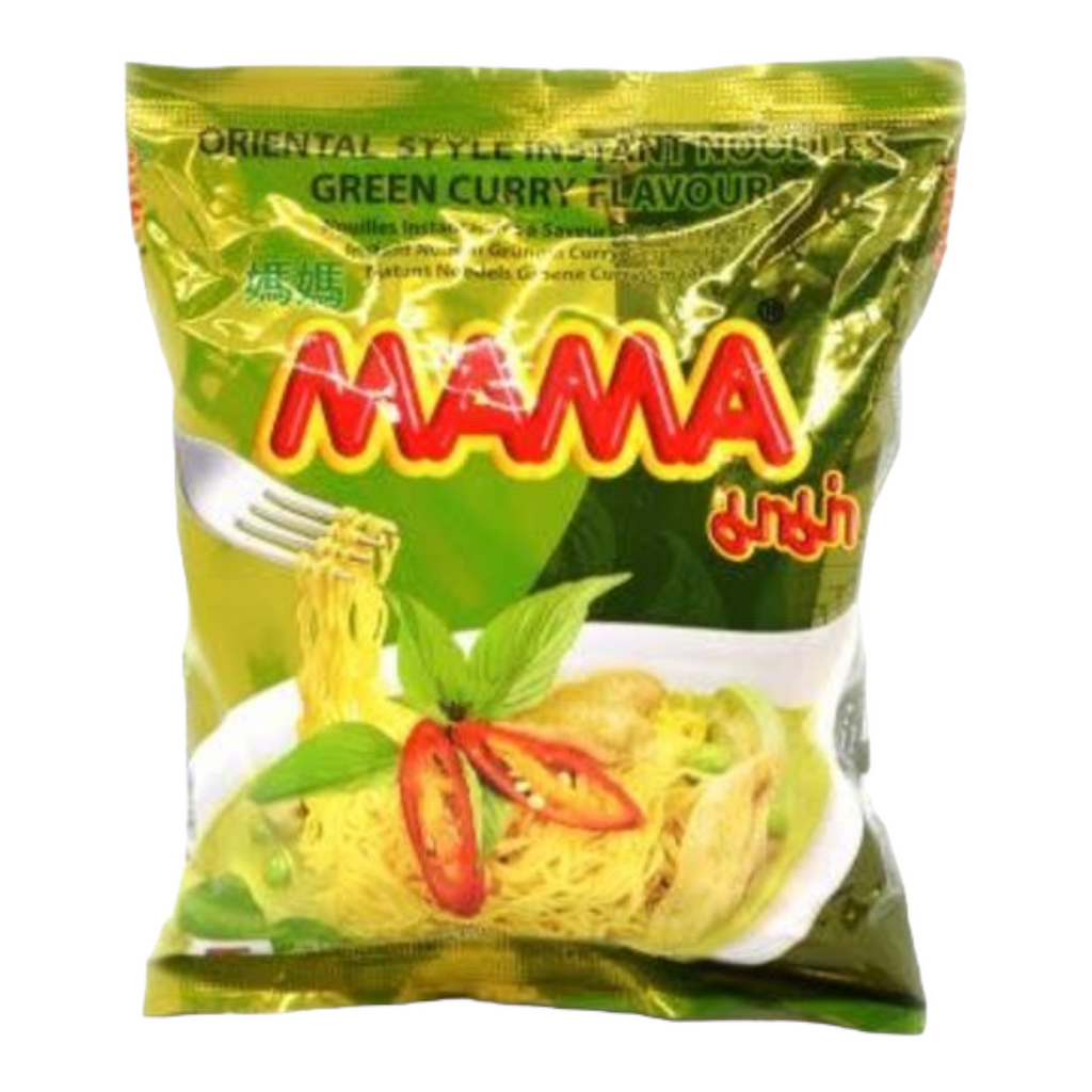 grön curry Mama nudlar