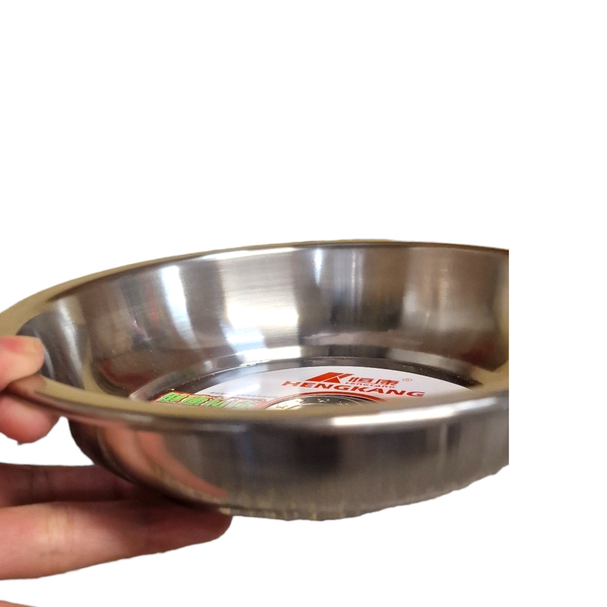 Rostfri stål bunke stor 24cm