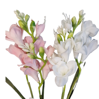 konstgjord Freesia, irisväxter rosa 1pack