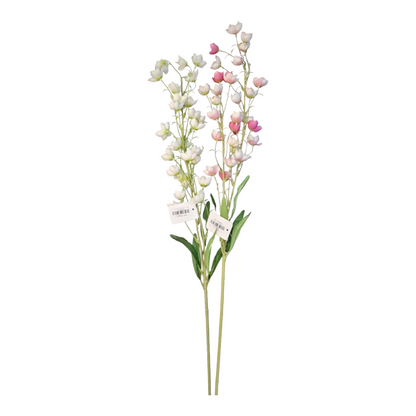 konstgjord Blåklockssläktet Campanula vit 1pack