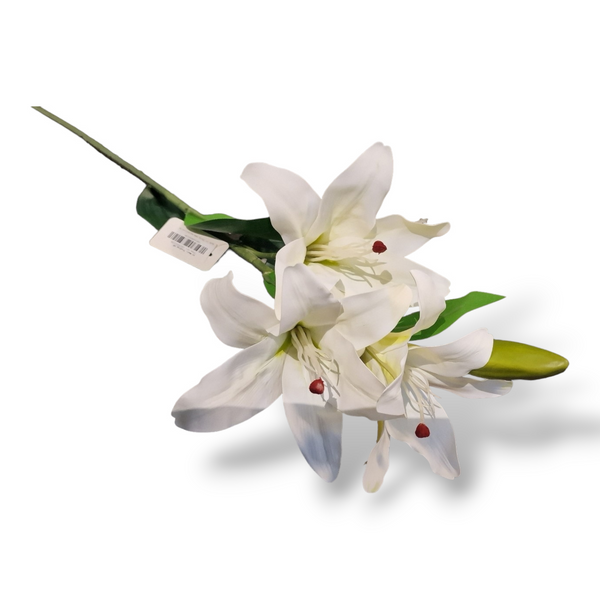 konstgjorda vita liljor i kvit 1pack