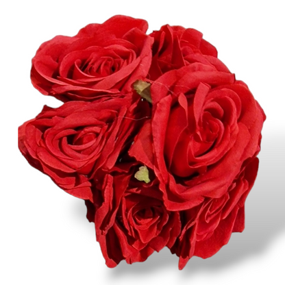 konstgjord Rosor 6pack 44cm