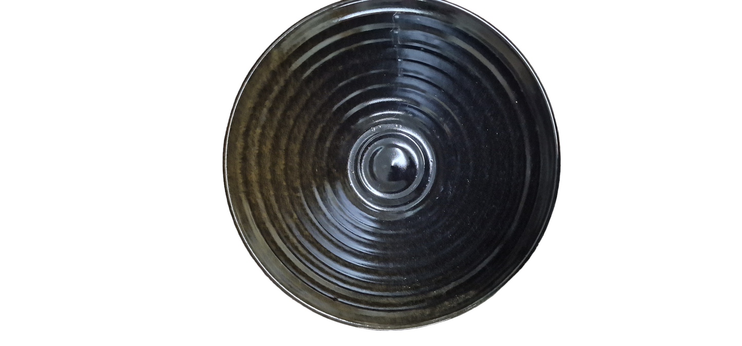 Ramenskål Retro i svart brun 20,5cm