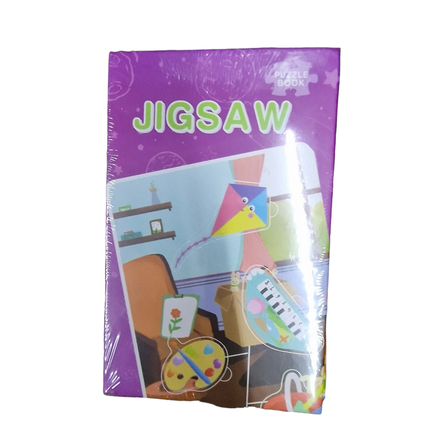Osorterad puzzel bok för barn