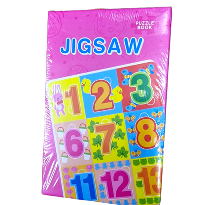 Osorterad puzzel bok för barn