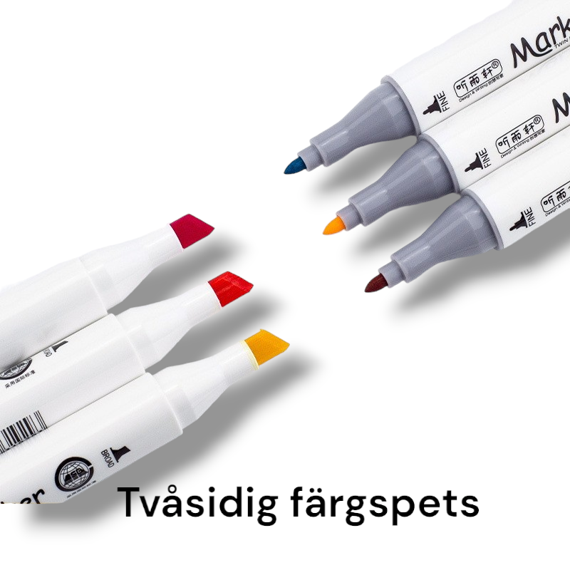 Markers 12pack tuschpennor