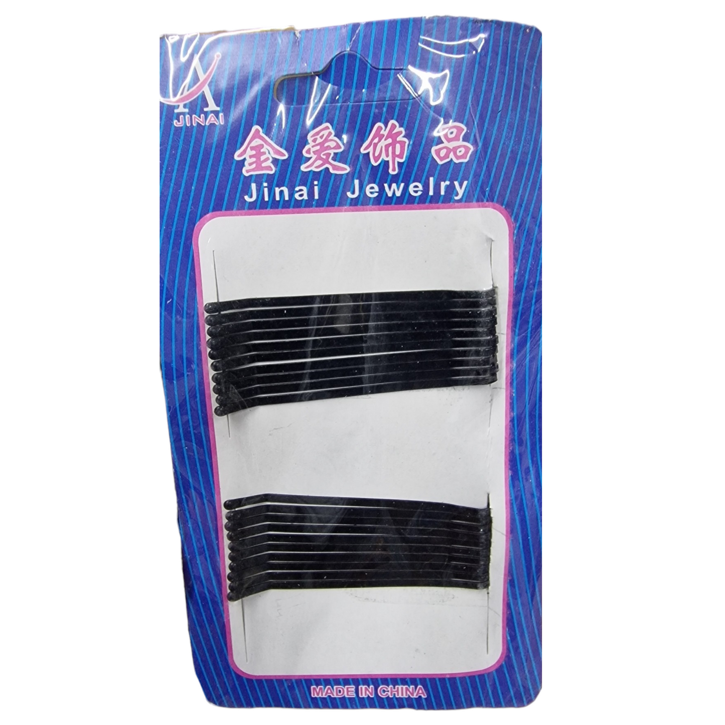 20pack svart hårnålar