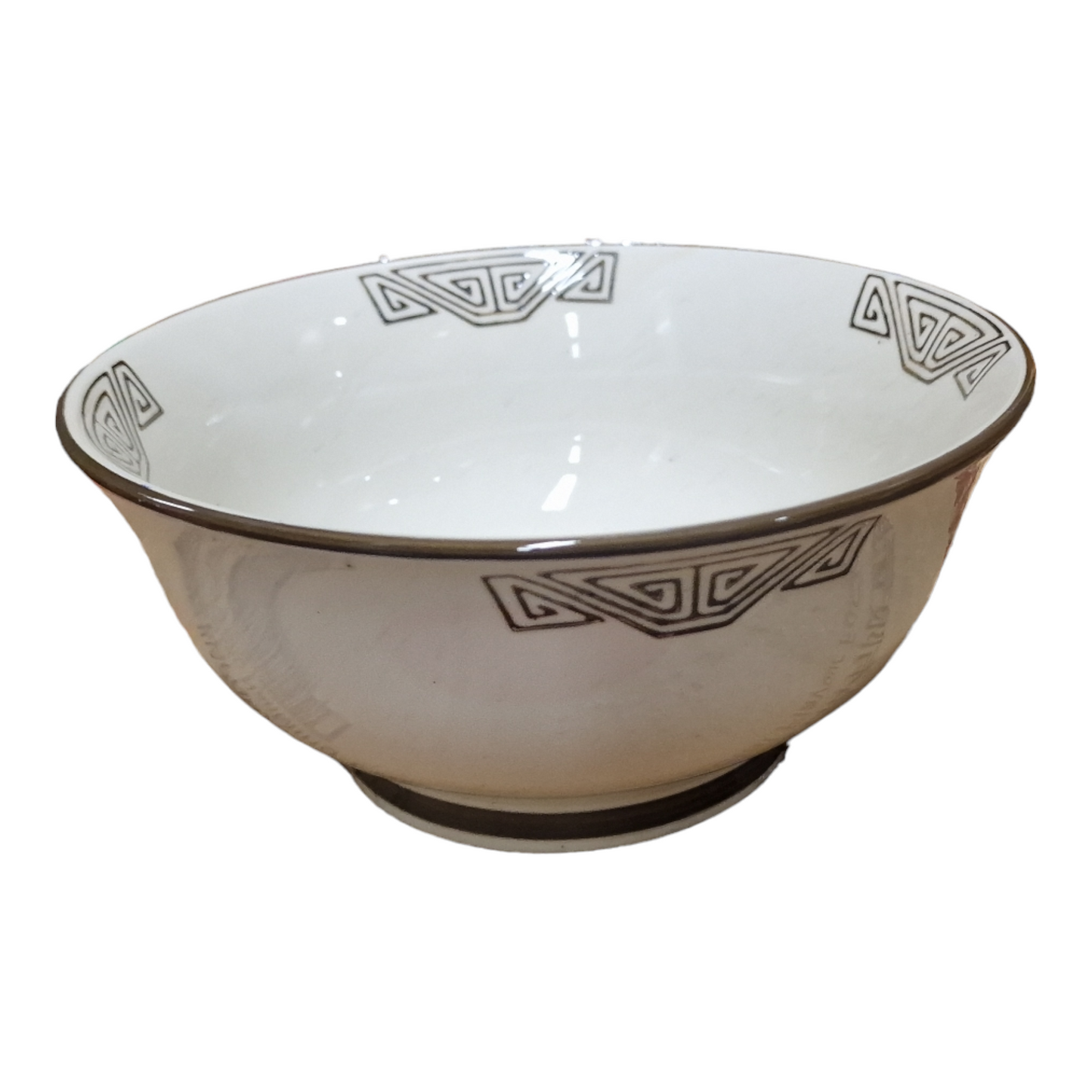 Brun kina skål 19x9cm