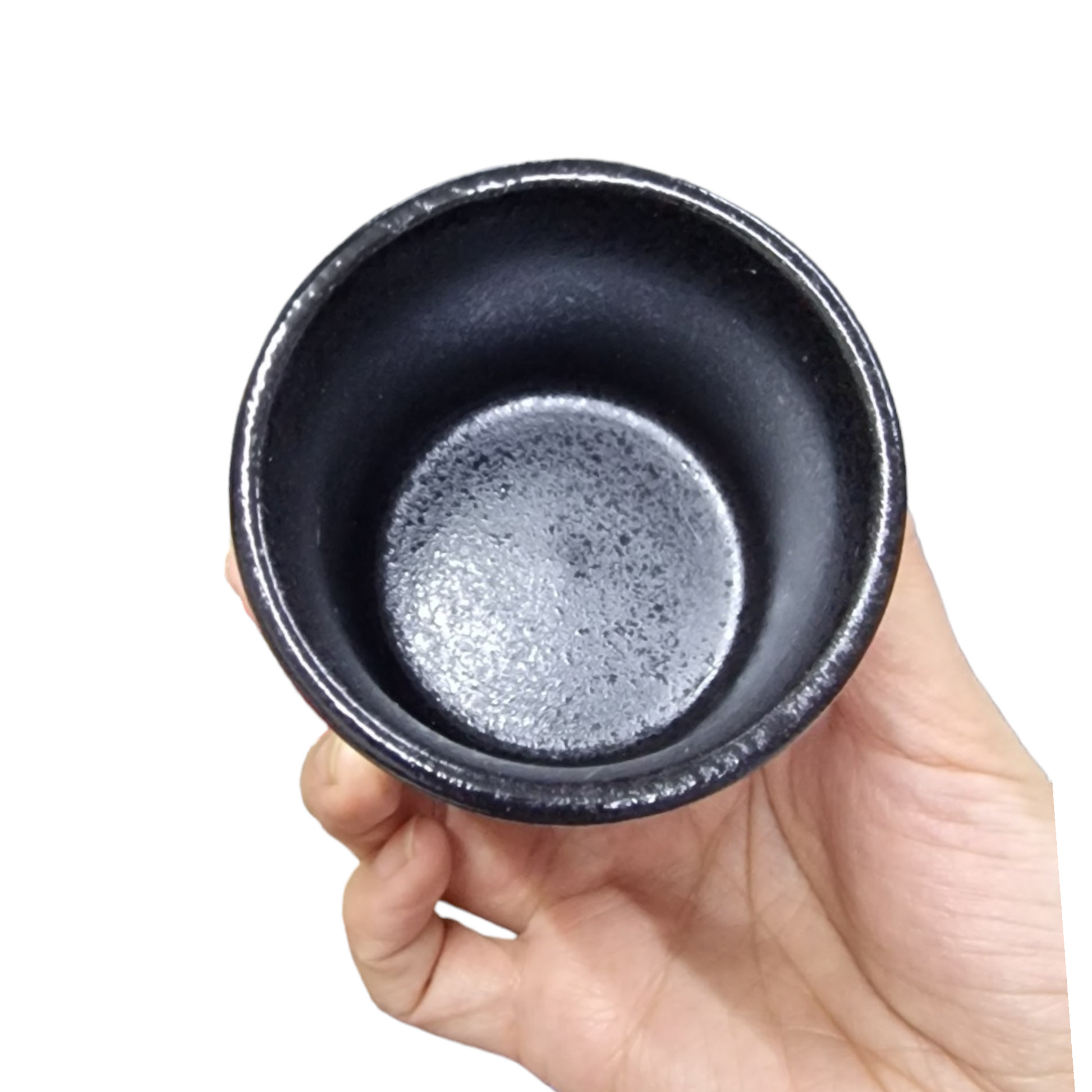 Brun mugg liten porslin