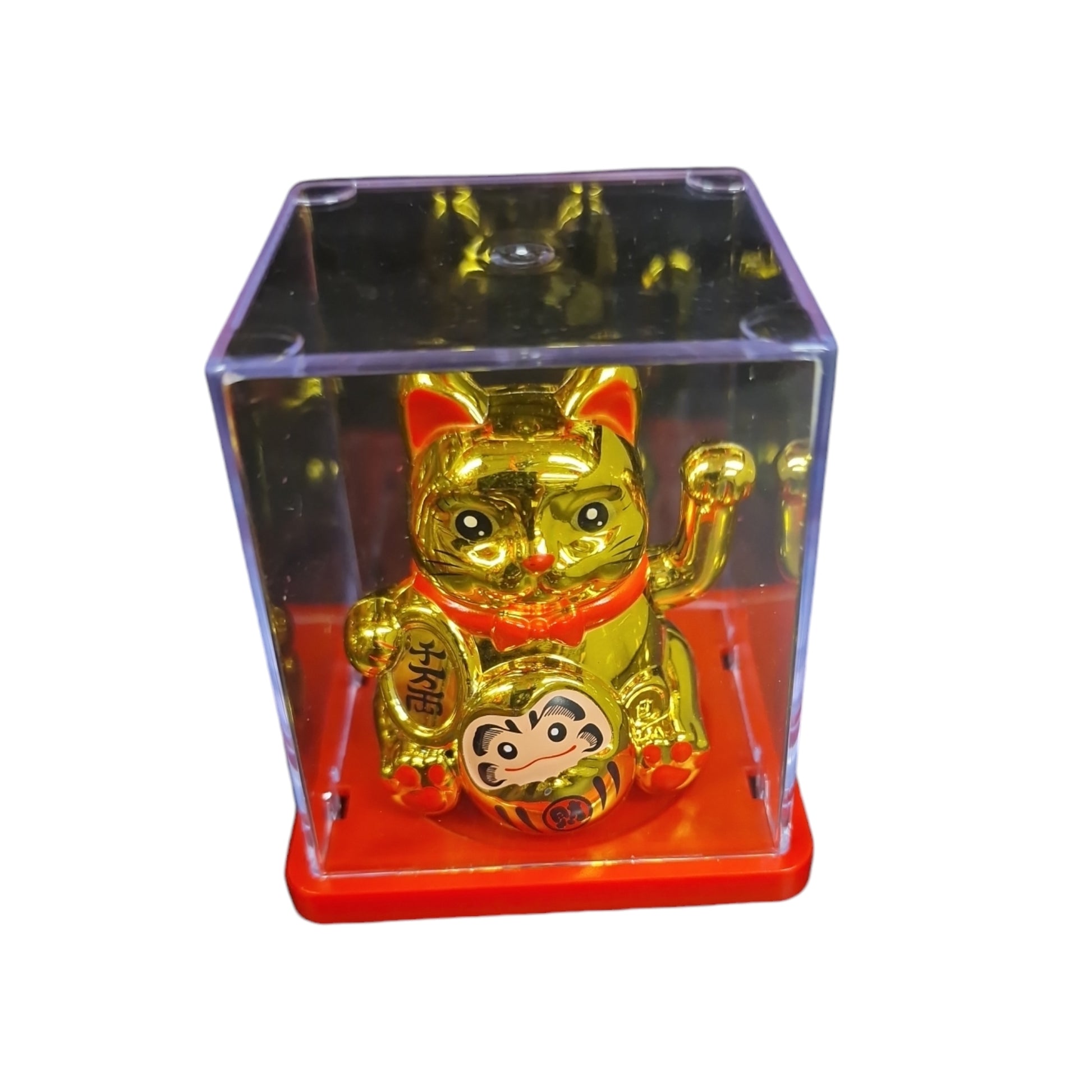 Lyckokatt Guld med Doruman Solcellsbatterier