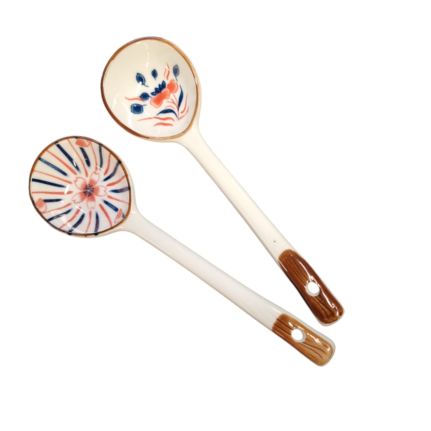 Porslinsked Blommig Mönster