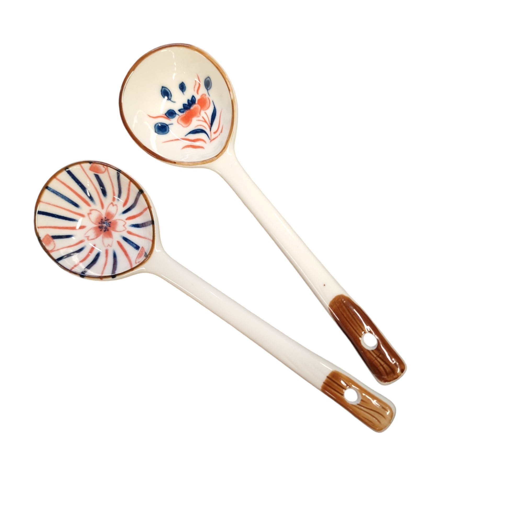 Porslinsked Blommig Mönster