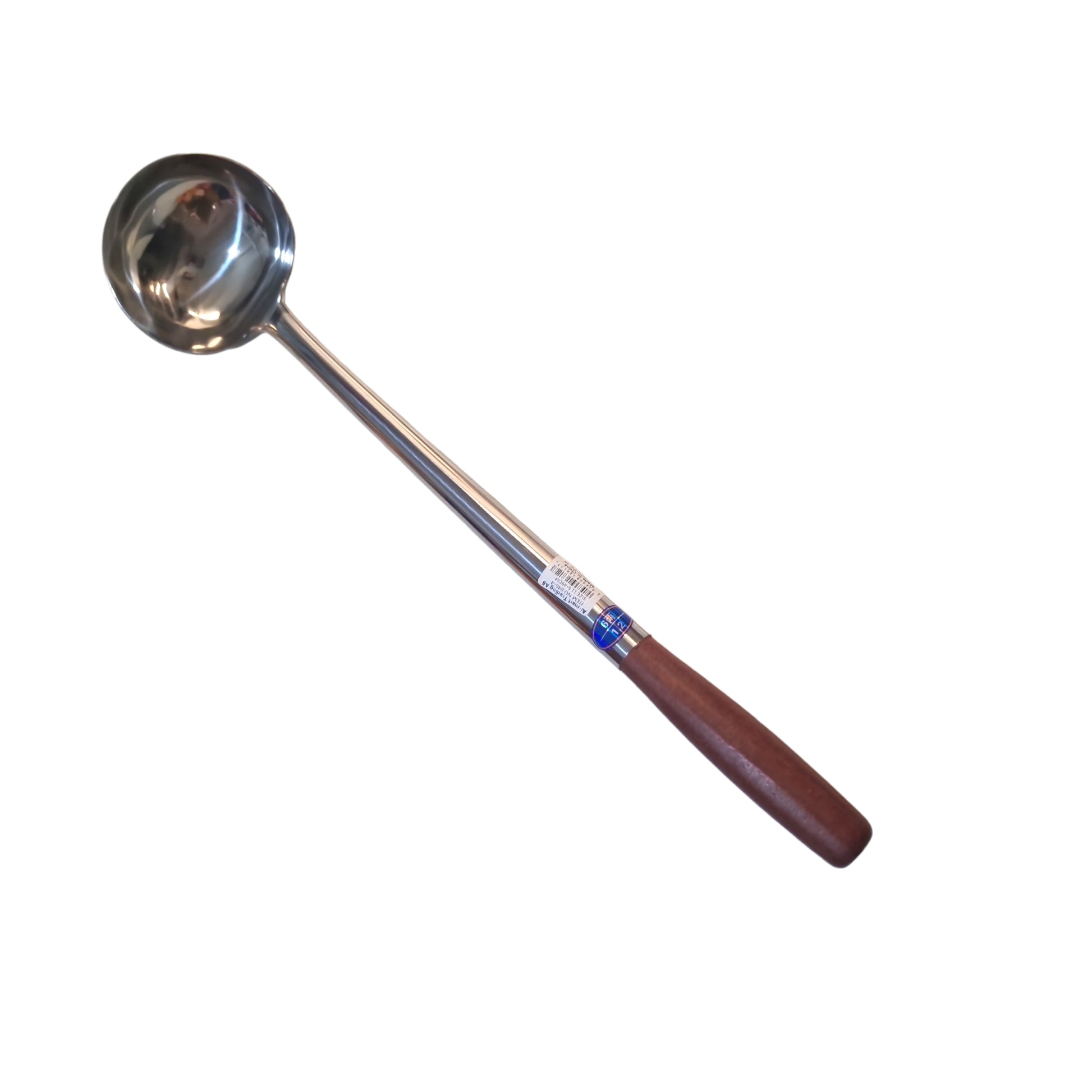 Rostfri Wok Slev med trähandtag 11,5x49cm