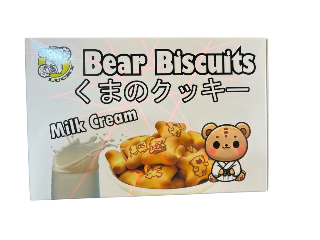 Björnkakor med vaniljsfyllning 50g, Lucky Cat