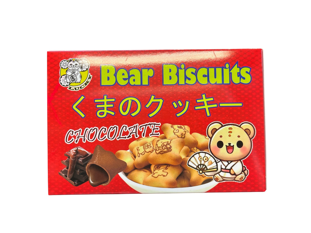 Björnkakor med chocklad 50g, Lucky Cat