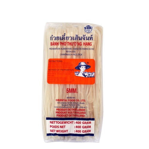 Risnudlar (5mm) 400g, Oriental Food