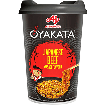 Snabbnudlar Biff & wasabi 96g, Ajinomoto