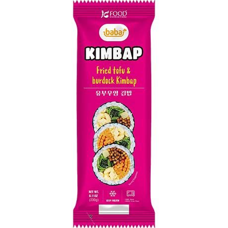 Fried Tofu & Burdock Kimbap 230g, Baba
