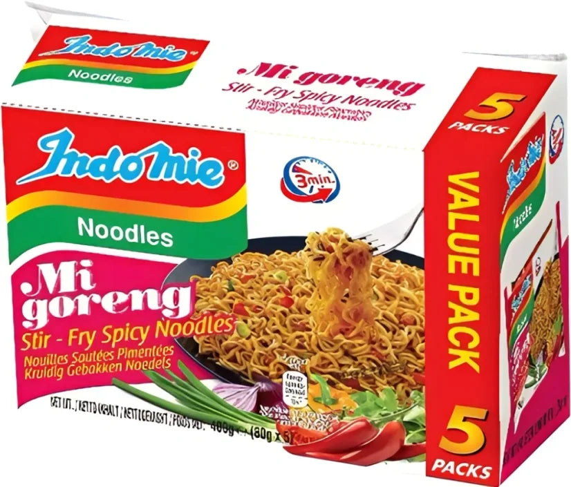 Mi Goreng Spicy stir-fry (80g x 5) Indomie