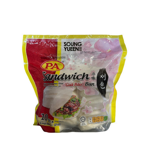 Frysta Vita bun (Bao Bröd) 600g, PA