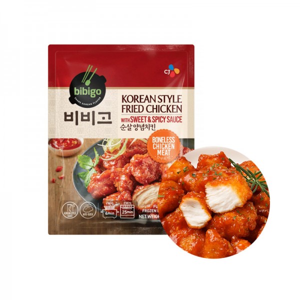 Koreansk Friterad kyckling  med Gochujang sås 350g, Bibigo