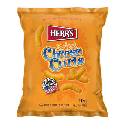 Baked Cheese Flavoured curls 113g Herr's