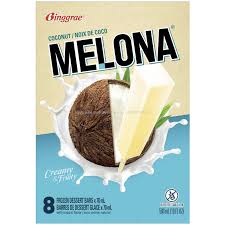 Kokos Glass på pinne 8st (560ml), Binggrae