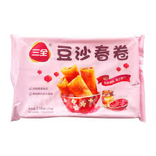 Frysta vårrullar med röda bönor 216g (12pcs) Sanquan