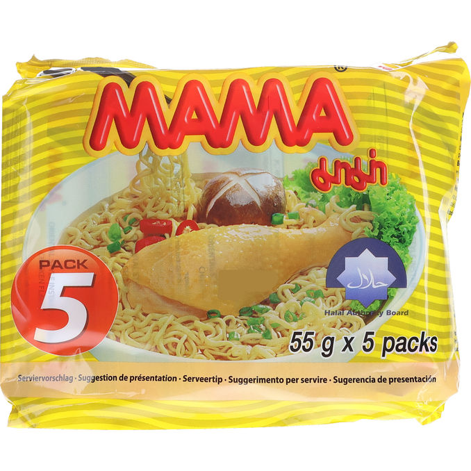 Oriental Snabbnudlar Kyckling MAMA 60g (5-pack)