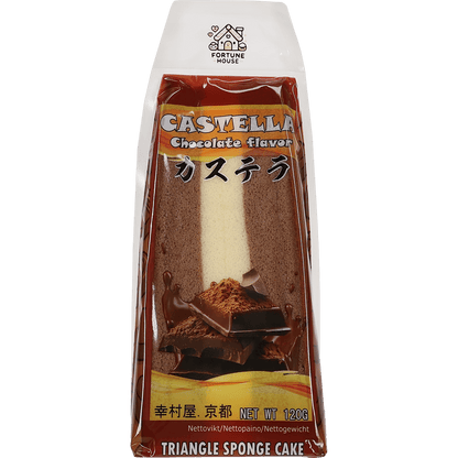 Japansk Trinagel Sockerkaka 'Castella' Chocklad 120g