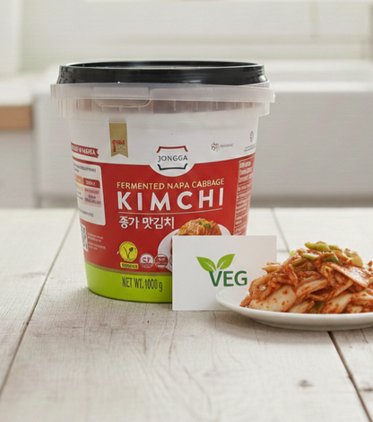 Kimchi i burk 1kg vegetarisk Jongga