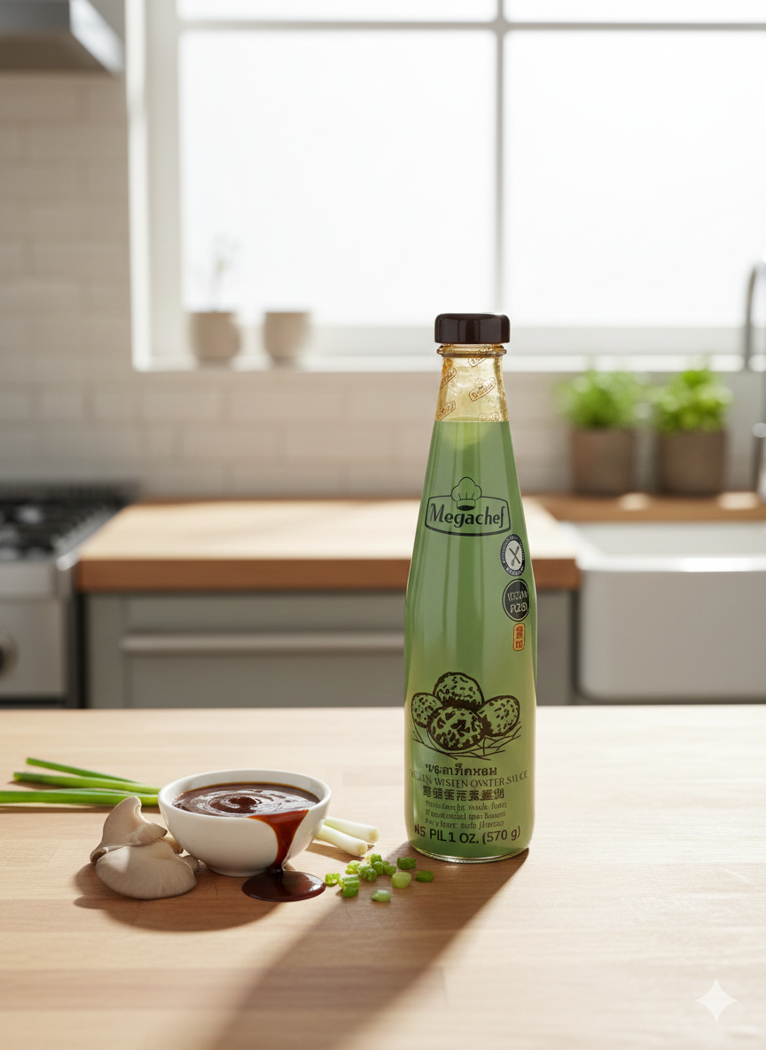 Premium VEGAN Ostronsås Gluten fri 570g, Megachef