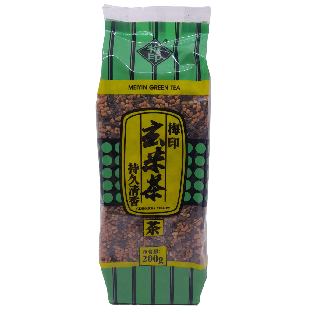 japansk grön te med ris