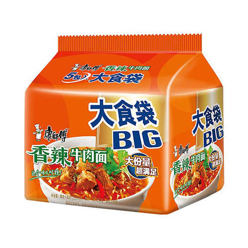 kang shifu big bag biffnudlar 120g (5pack)