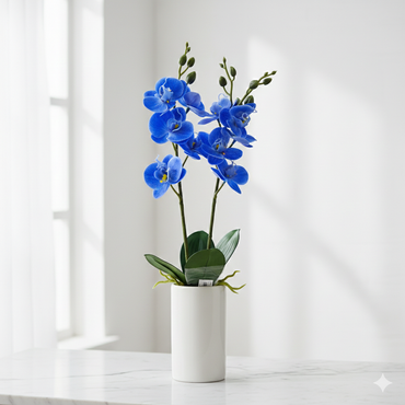 Enkel Orchidé plastblomma
