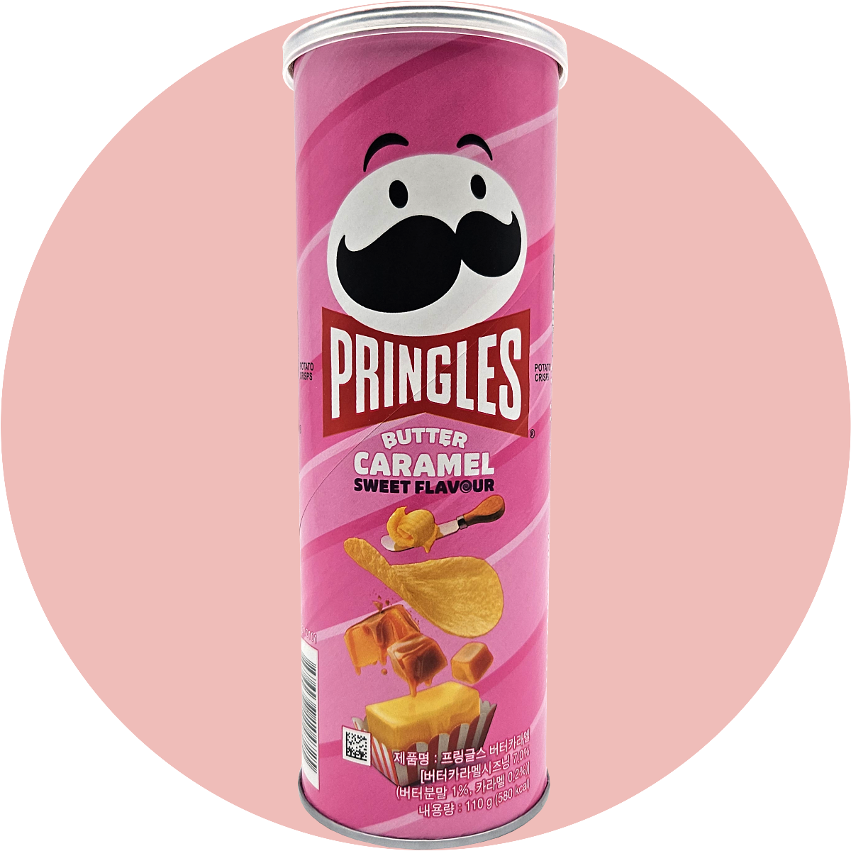 Butter caramel 100g, Pringles chips