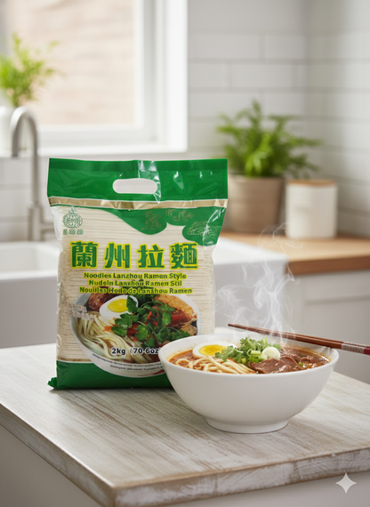 Nudlar lanzhou ramen stil 2kg