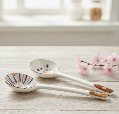 Porslinsked Blommig Mönster